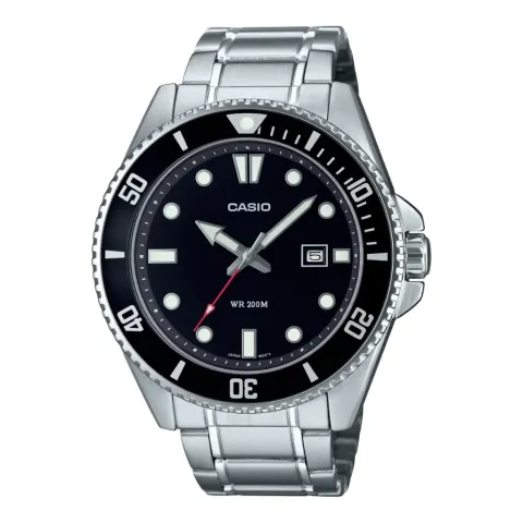 CASIO | MDV-107D-1A1V | 黑水鬼 槍魚 運動手錶 正面