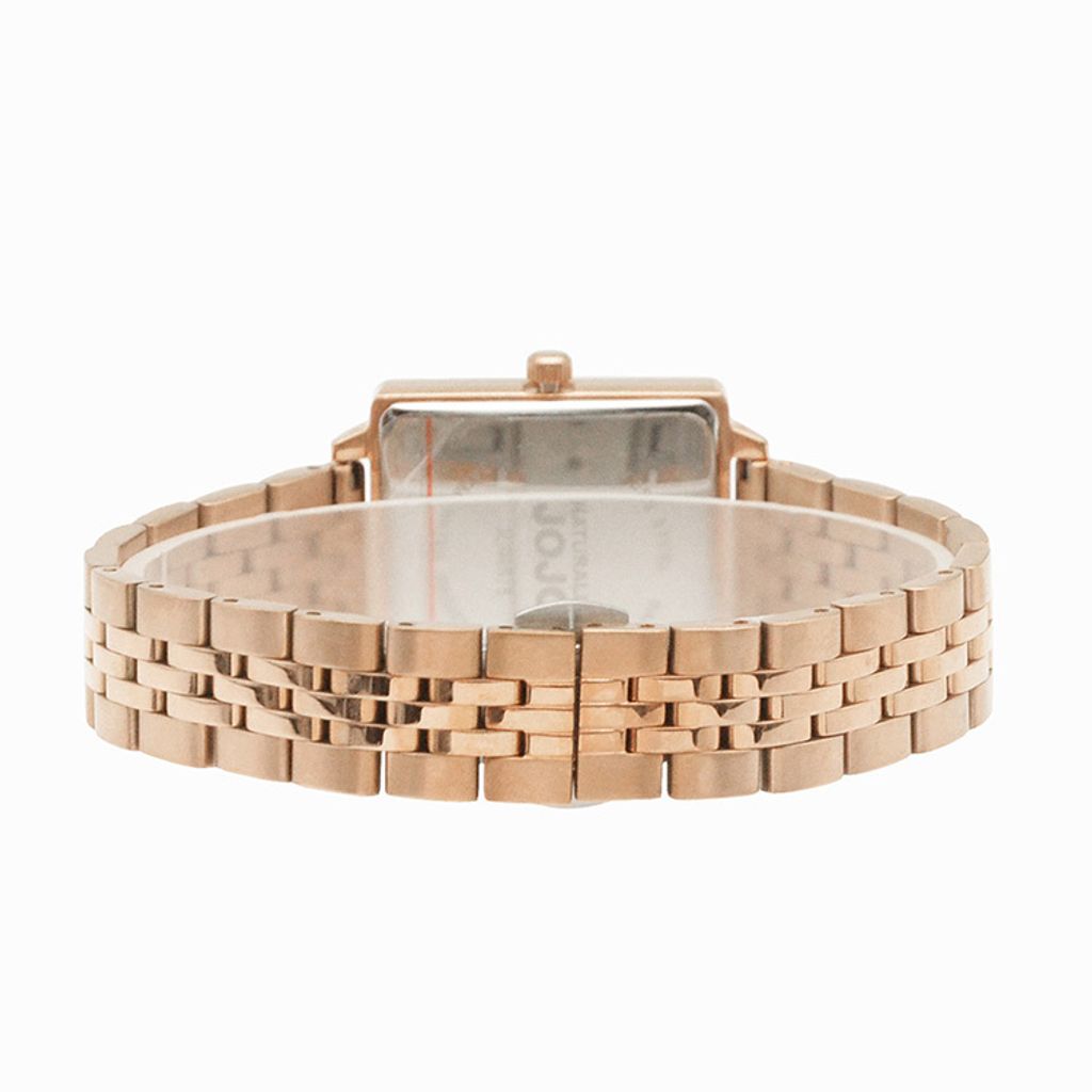 NATURALLY JOJO | JO96975-80R | 極簡風格 方型時尚鋼帶錶 背面