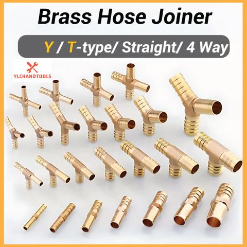 Brass-hose-fitting