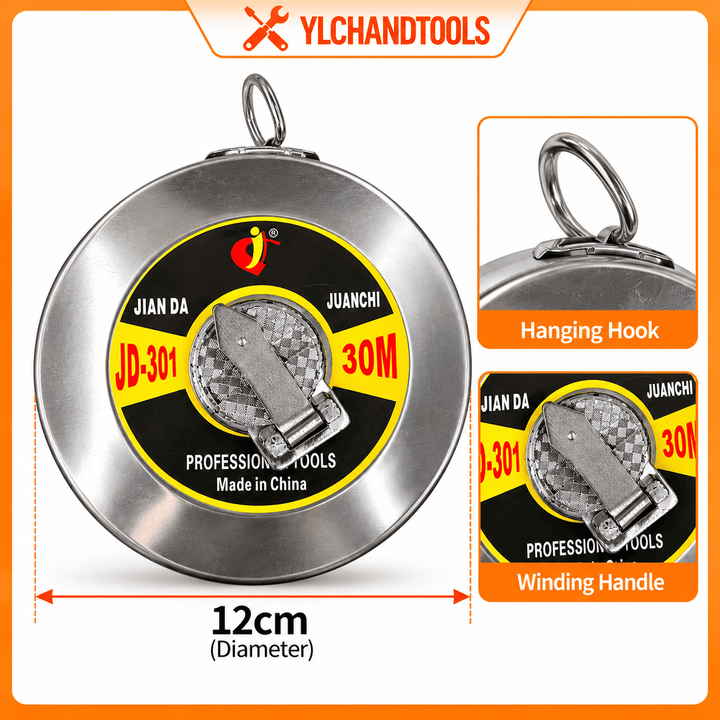 Professional 30M Measuring Reel Showcase (1)