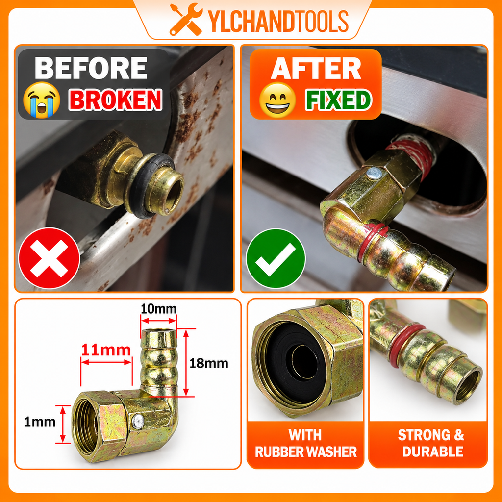 Gas Stove Connector_ Before & After Repair