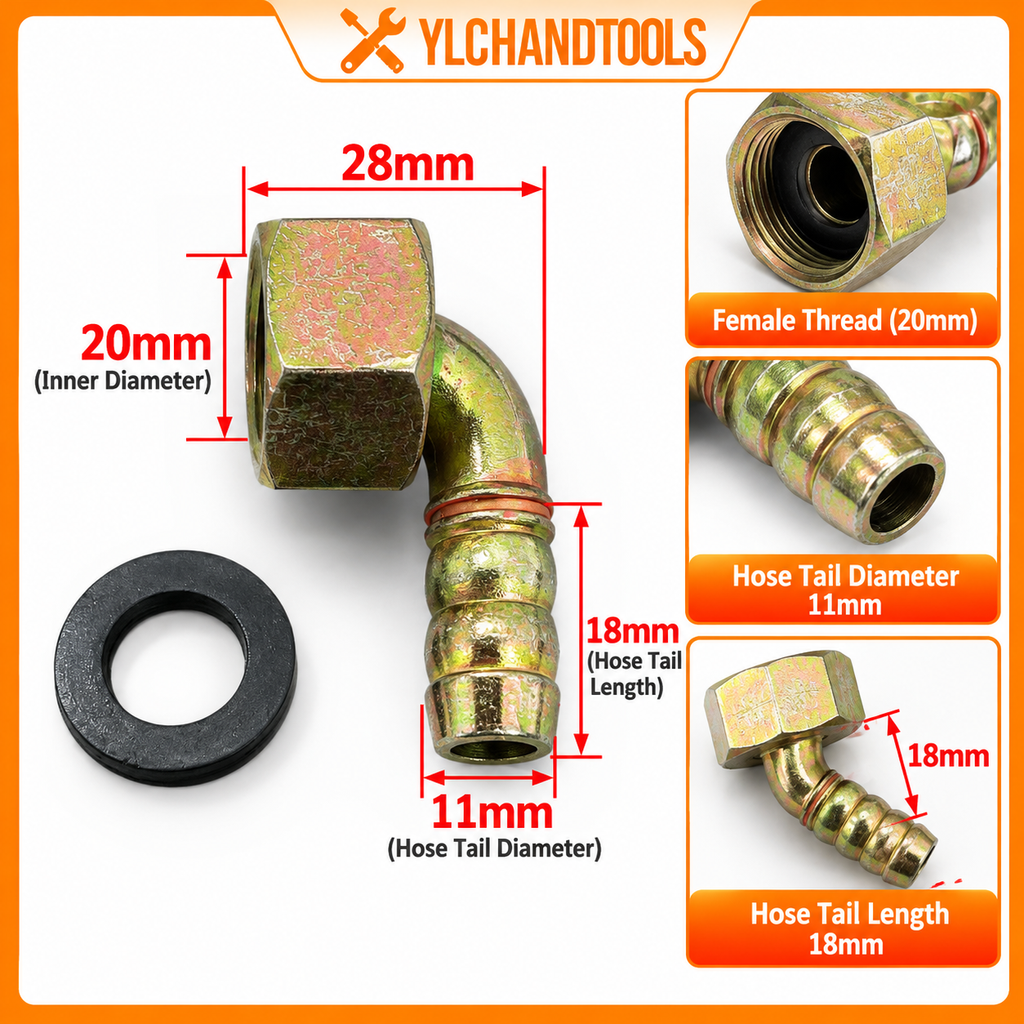 Brass Elbow Fitting Measurement Guide