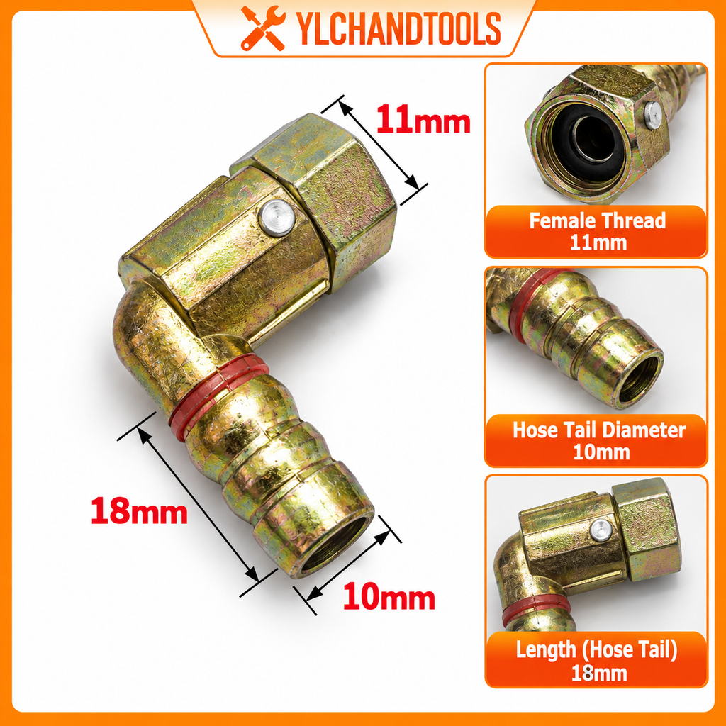 YLCHANDTOOLS Elbow Connector Measurements