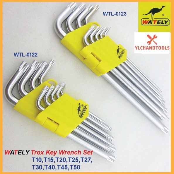 WATELY 9PC TROX KEY SET ( LONG,EXTRA LONG )