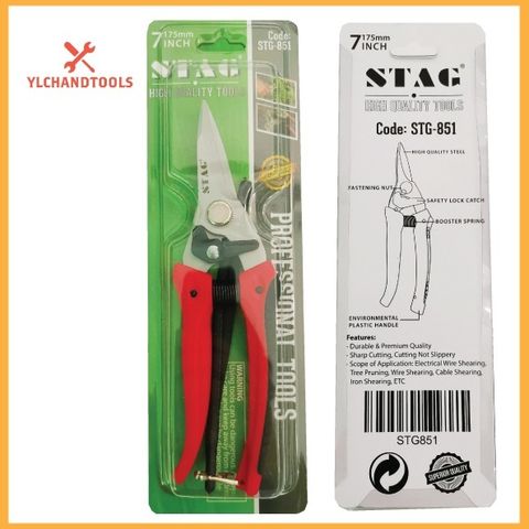 [READY STOCK] STAG 175MM Pruning Shear Fruit Branch Scissors Pruner ...