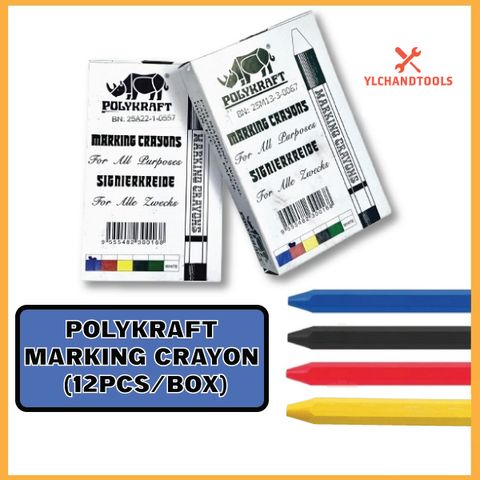 _[READY-STOCK]-12-PCS-POLYKRAFT-INDUSTRIAL-MARKING-CRAYONS-y