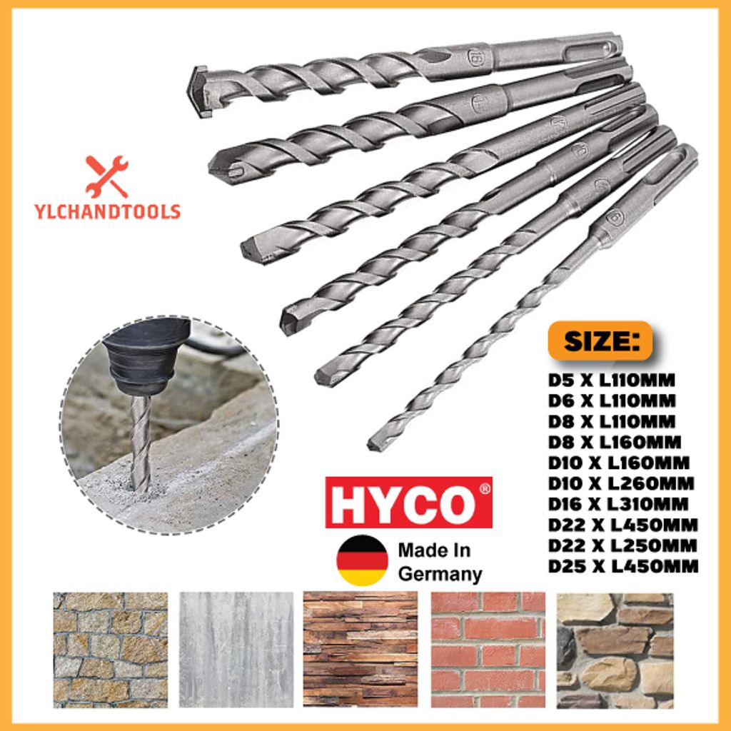 Hyco-SDS-Plus-Hammer-Drill-Bit