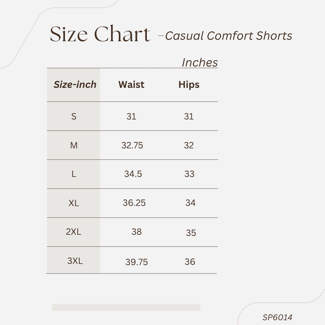 Beige Clean Size Chart Instagram Post