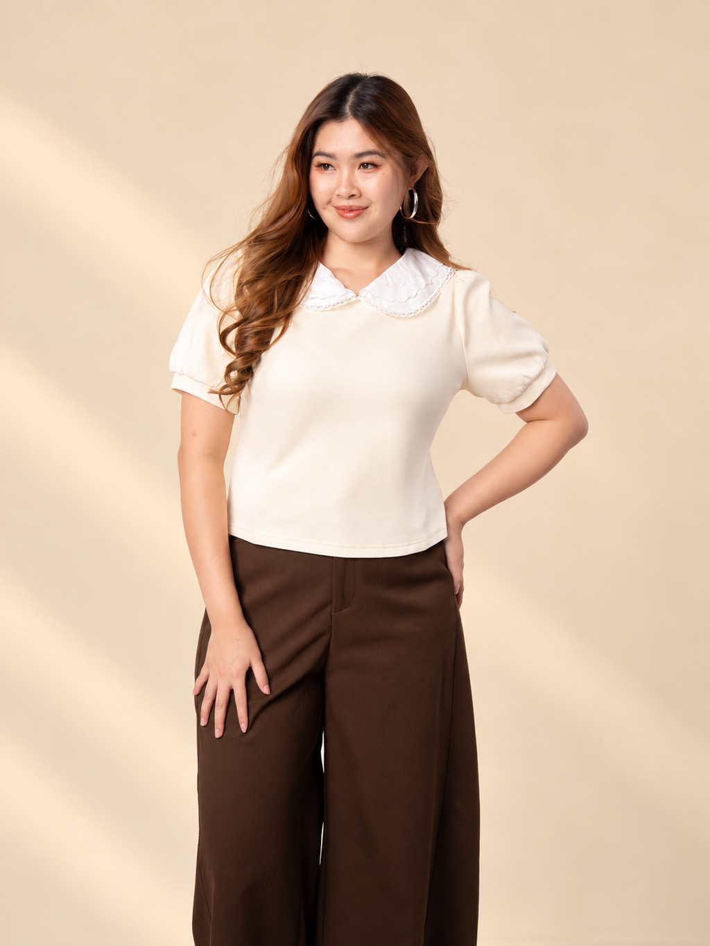 Warm Studio Fashion Portrait (2)