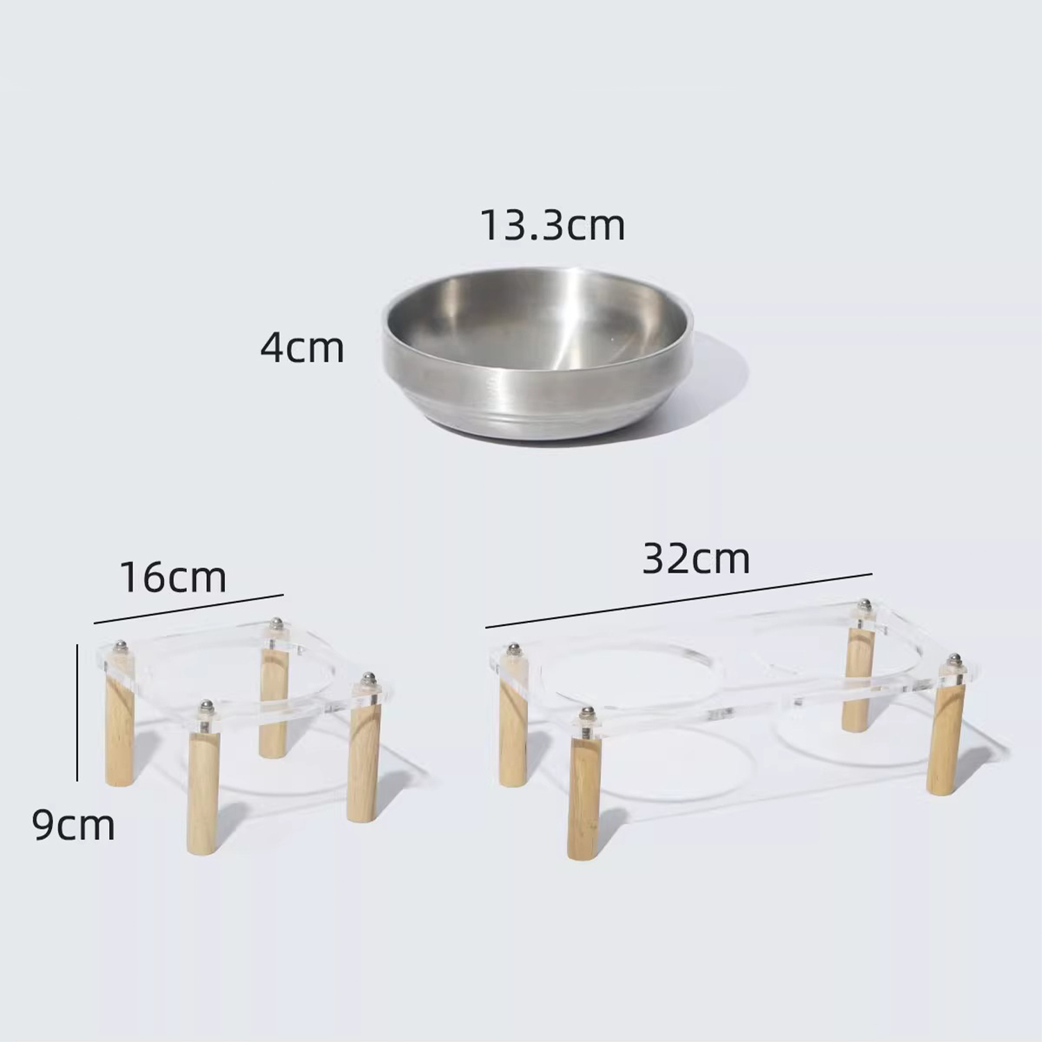 Stainless Steel Bowl_Acrylic Stand_9