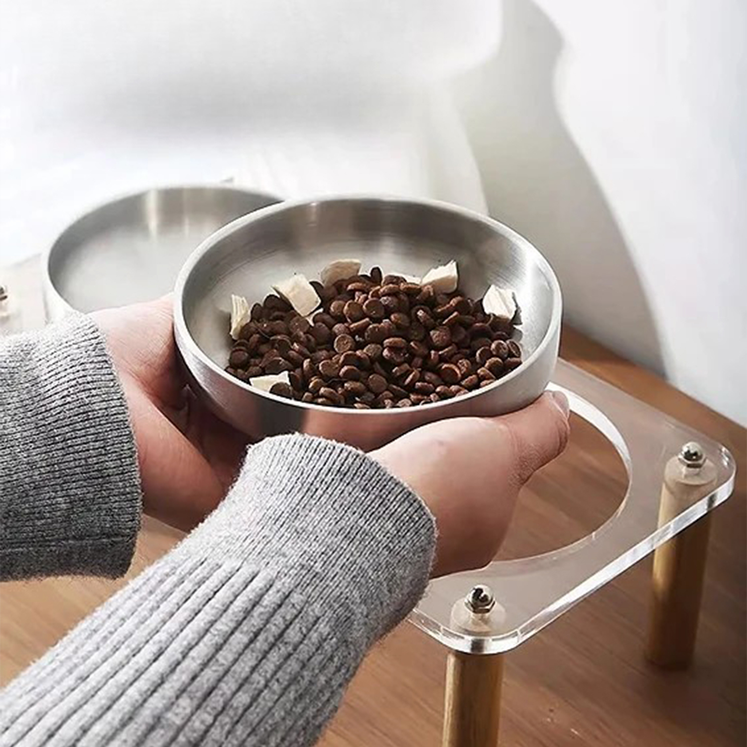 Stainless Steel Bowl_Acrylic Stand_8