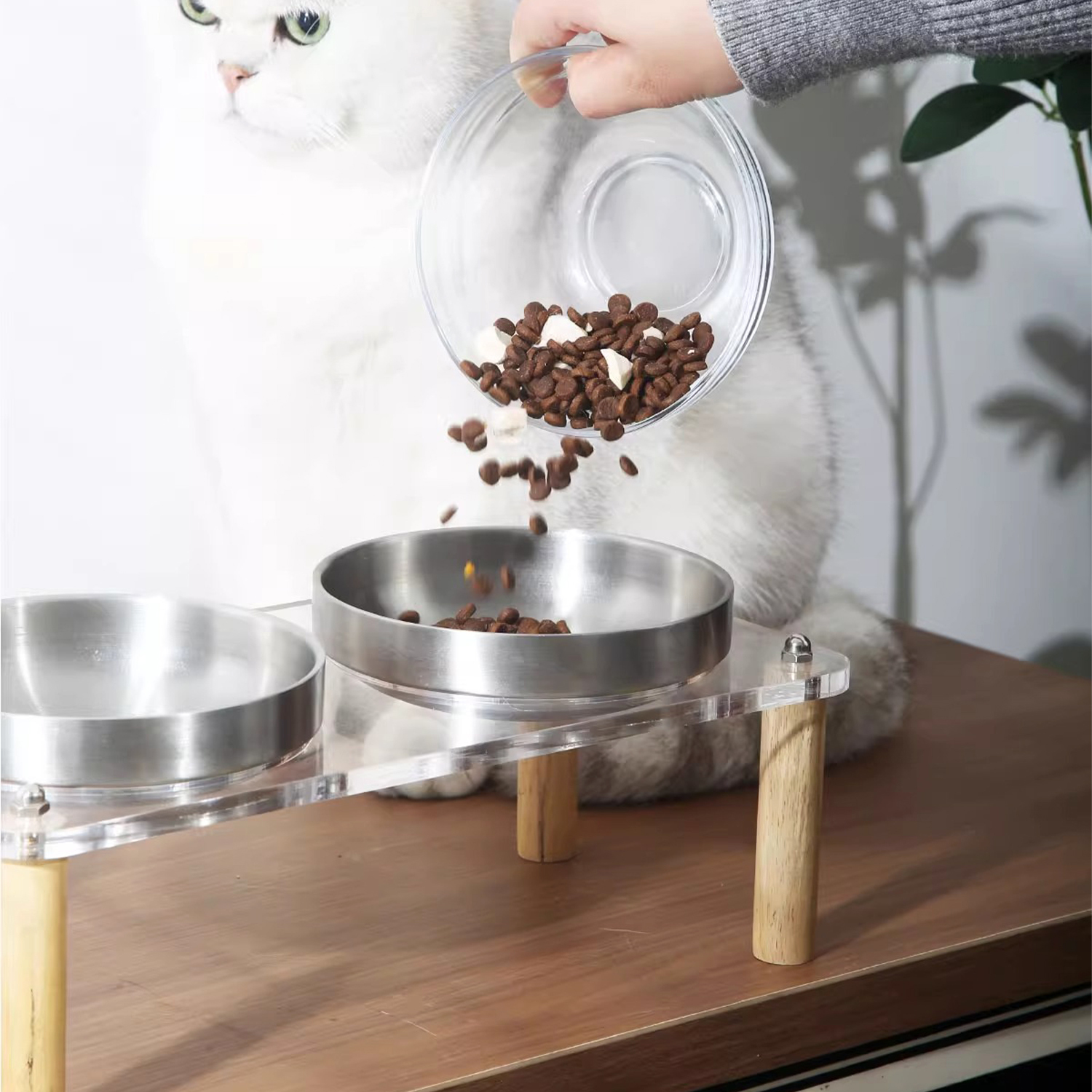 Stainless Steel Bowl_Acrylic Stand_5