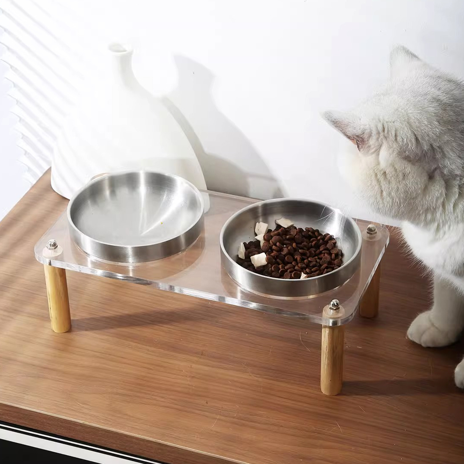 Stainless Steel Bowl_Acrylic Stand_6