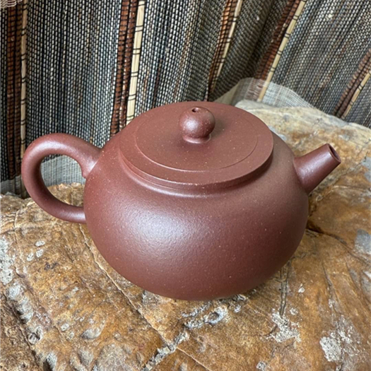 黃龍山紫砂之18~小一粒珠120cc,純原礦紫砂壺,工藝師范暗明制,原價11500