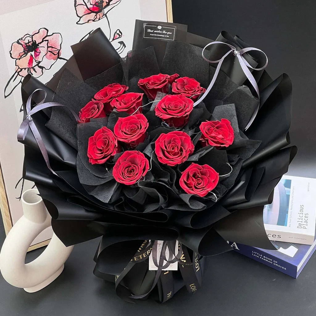 poetry-preserved-flower-bouquet-valentine-preserved-flower-12-stalks-red-2