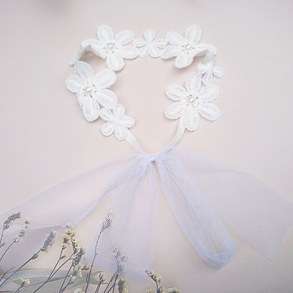 SKU01_颜色_珍珠白花朵发带