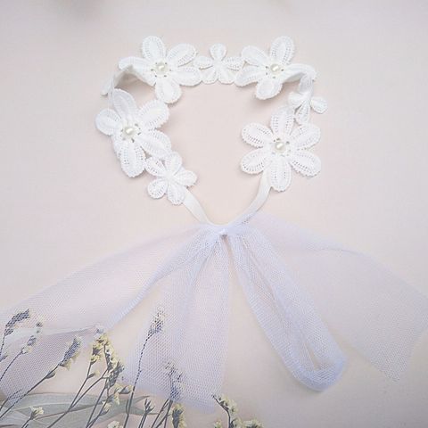 SKU01_颜色_珍珠白花朵发带