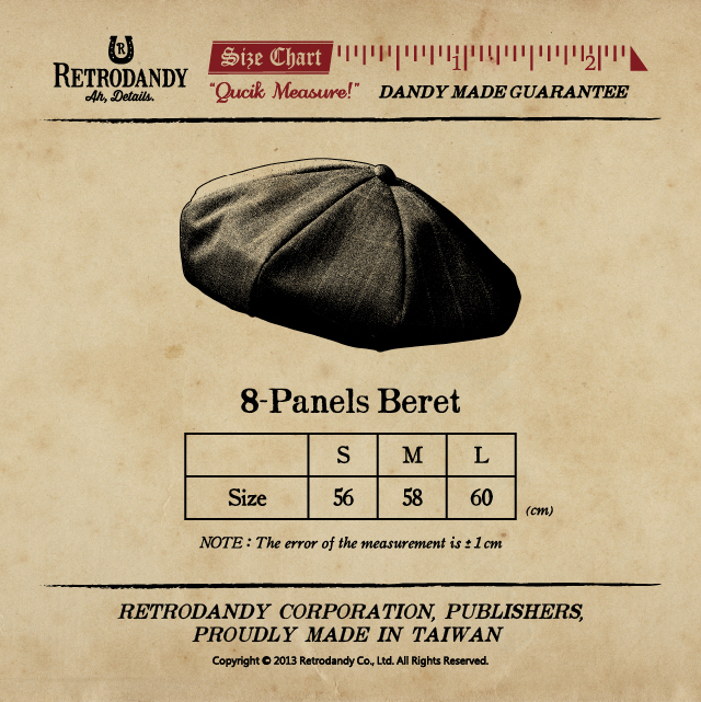 Size Chart-8-Panel Beret