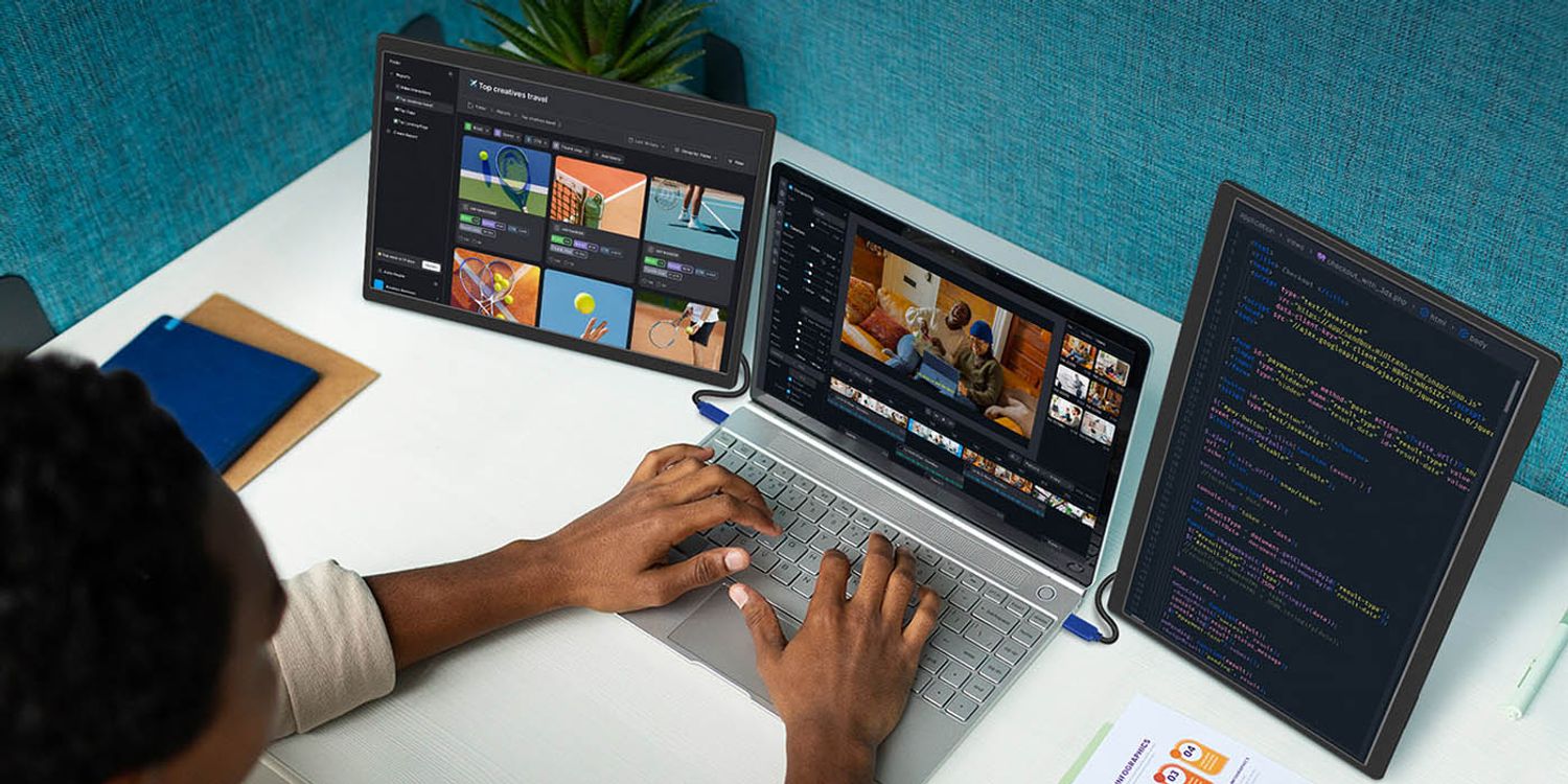 給奇創造 | 橫豎皆宜 | M141E行動螢幕 