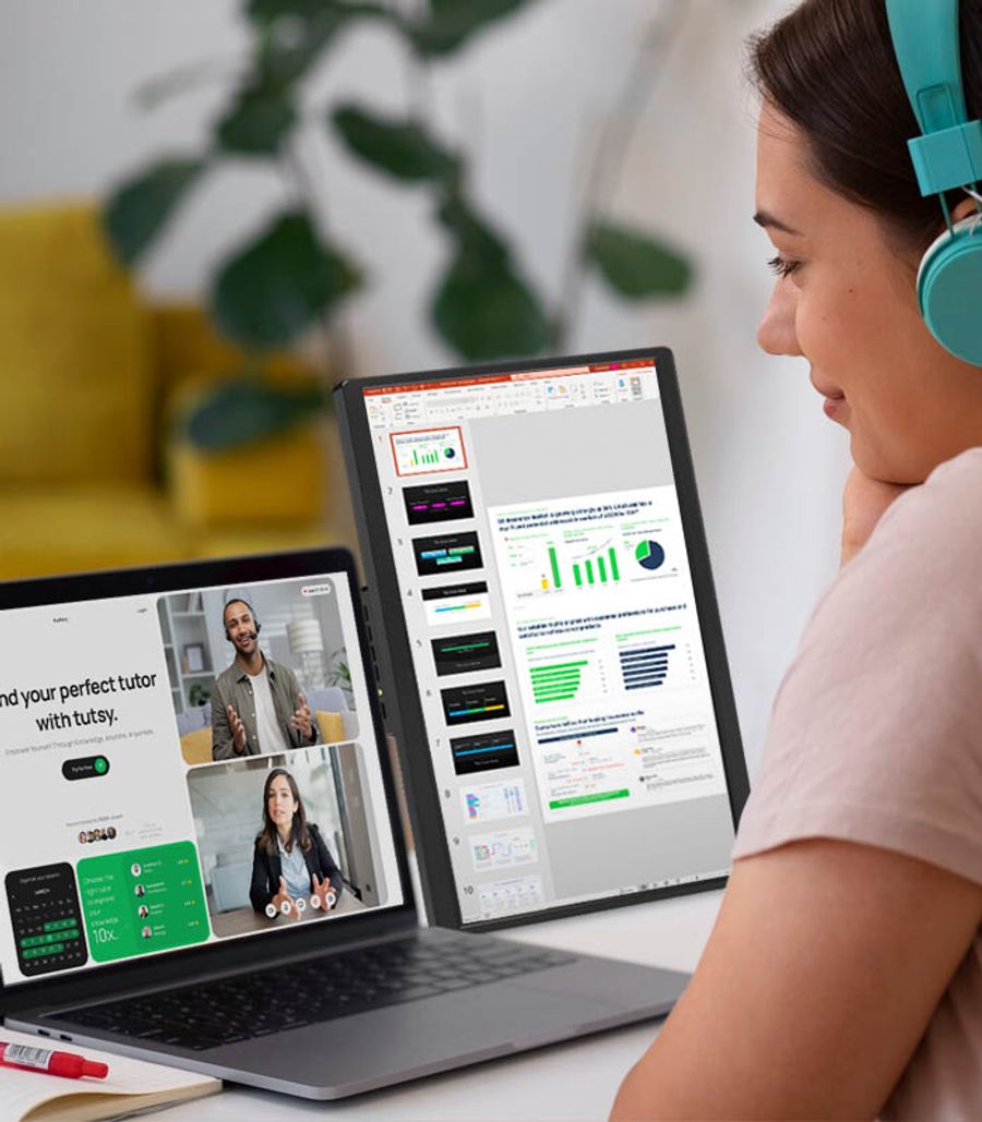 給奇創造 | 橫豎皆宜 | M141E行動螢幕 