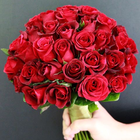 紅玫瑰捧花