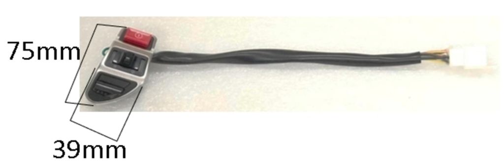 CHT-034 右開關(大燈.小燈.故障警示.啟動)