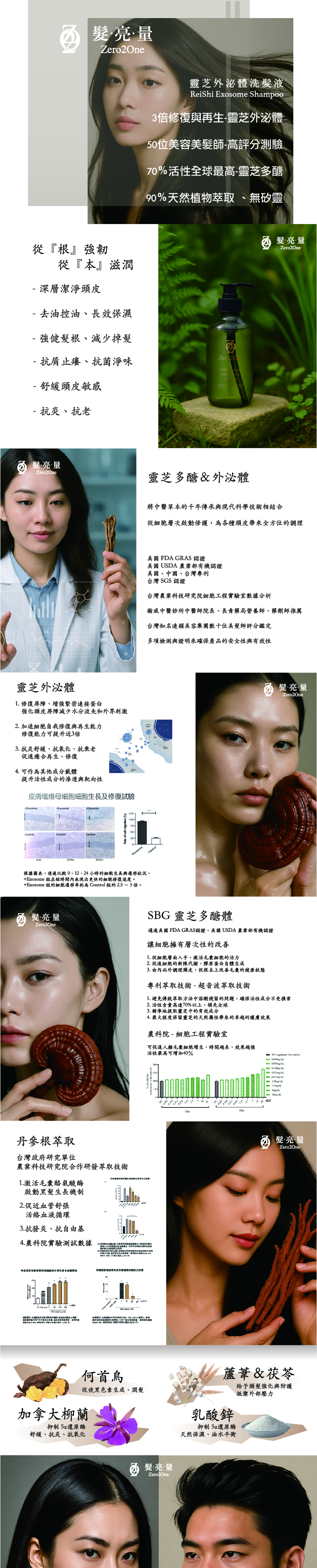 靈芝洗髮精一頁式