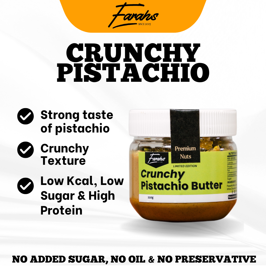 crunchy pistachio butter