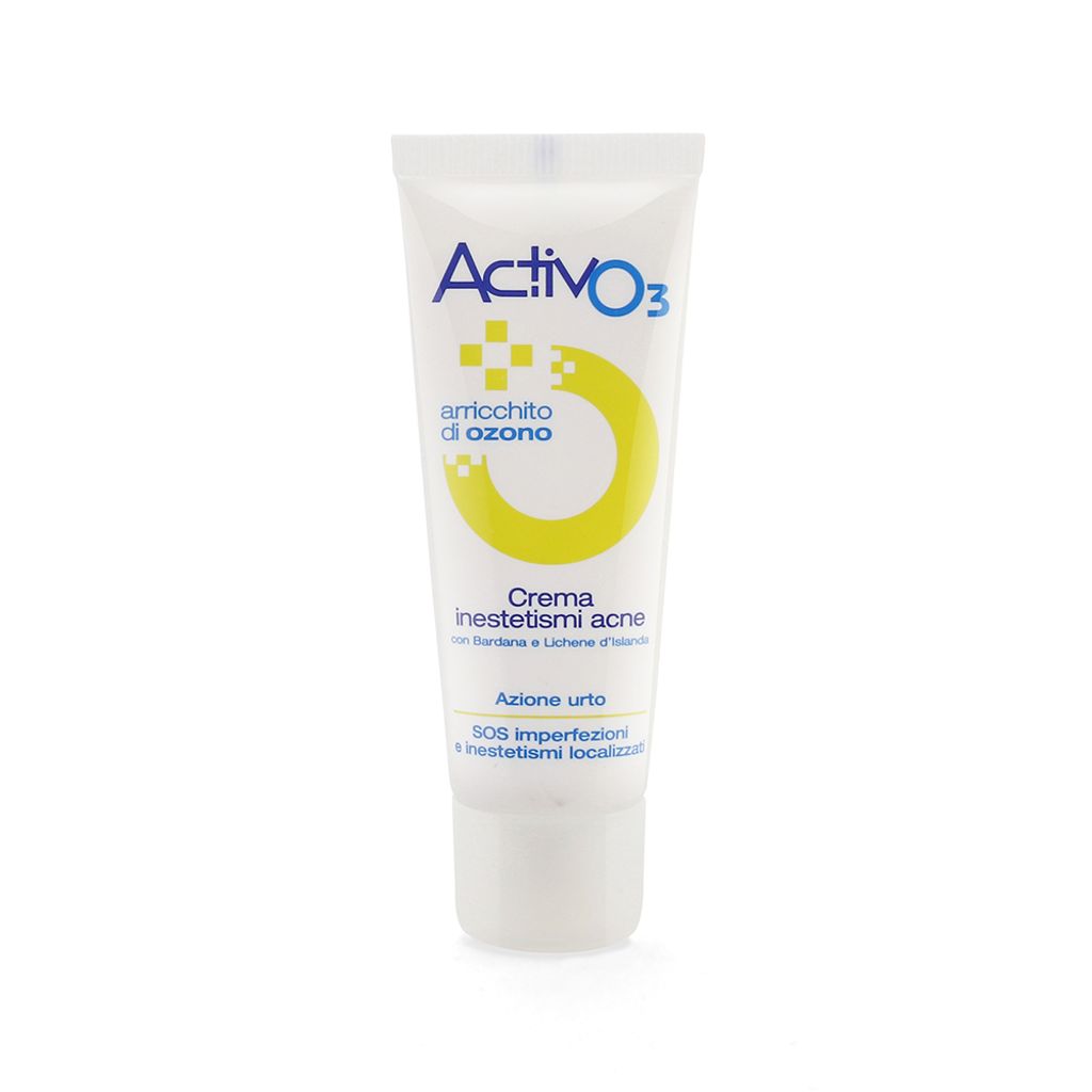 Activo3_Crema Inestetismi Acne_25_tubo front