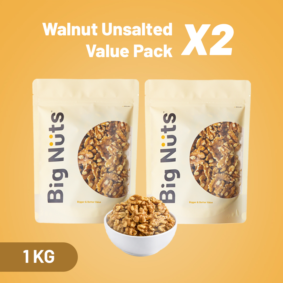 Roasted Walnut Unsalted Value Pack  x2pg