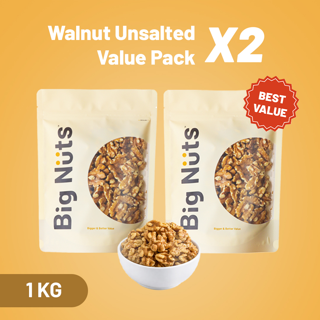  Roasted Walnut Unsalted Value Pack  x2pg