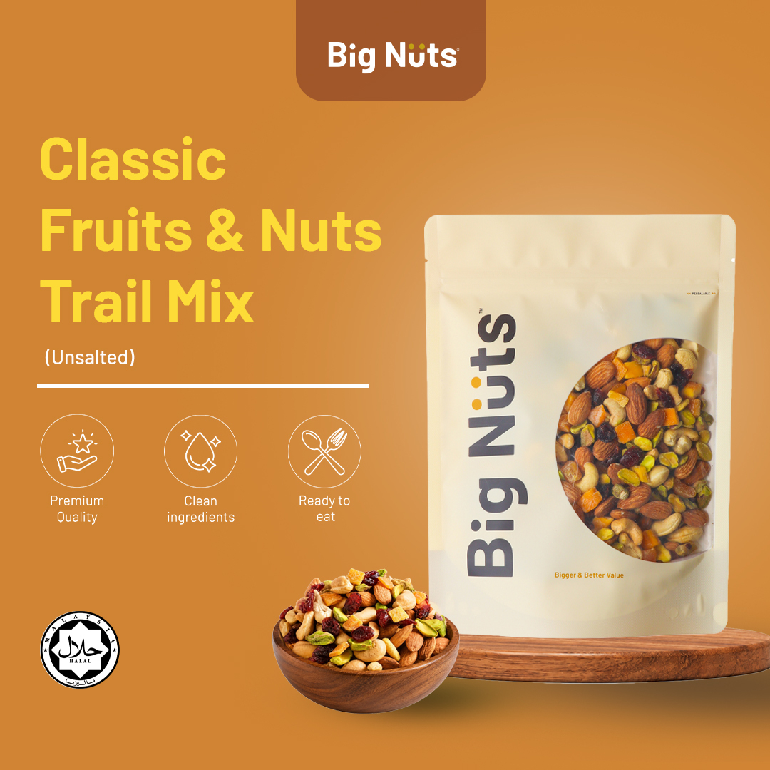 Classic fruits & nuts trail mix