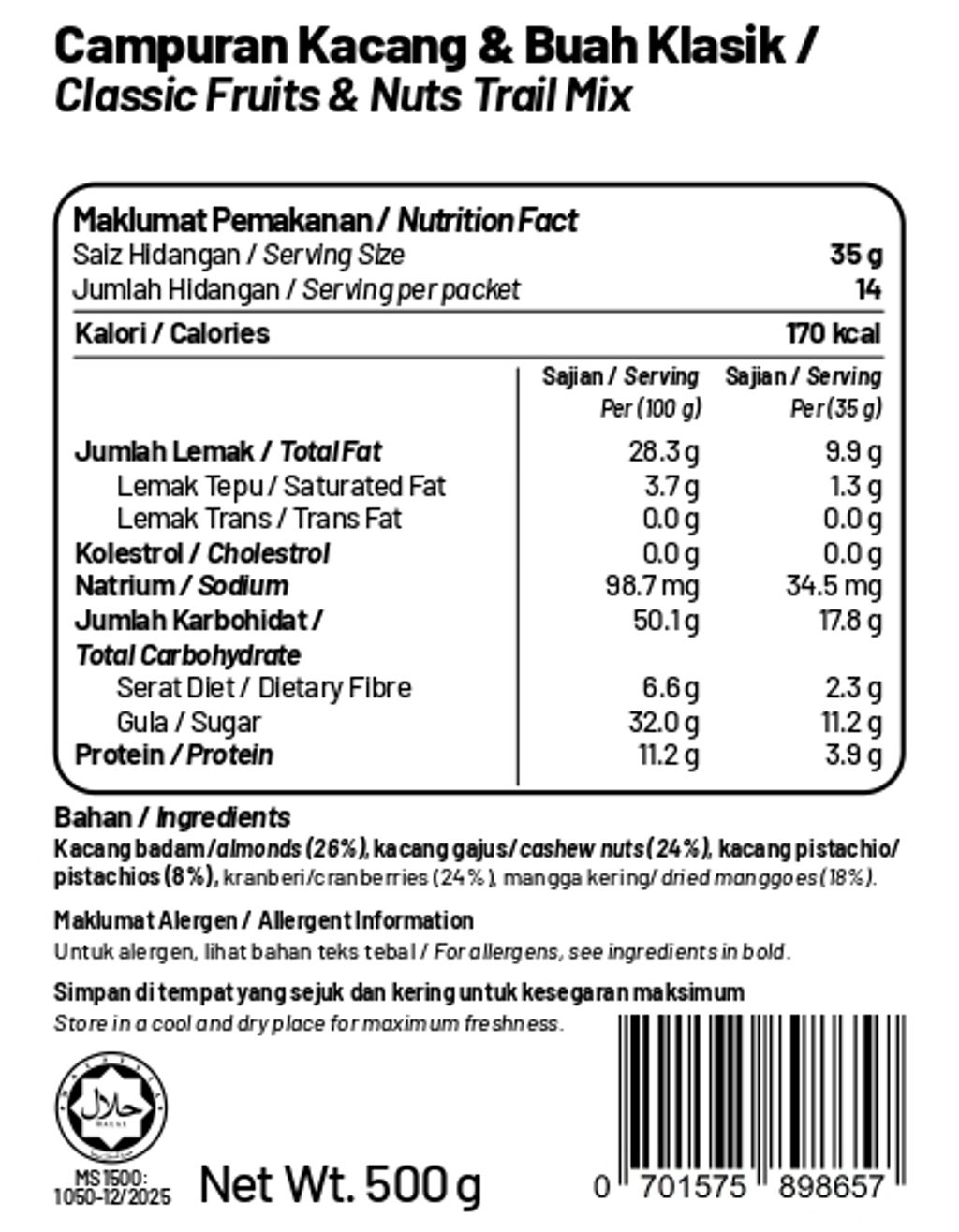 Classic Fruits & Nuts Trail Mix 500g_page-0001