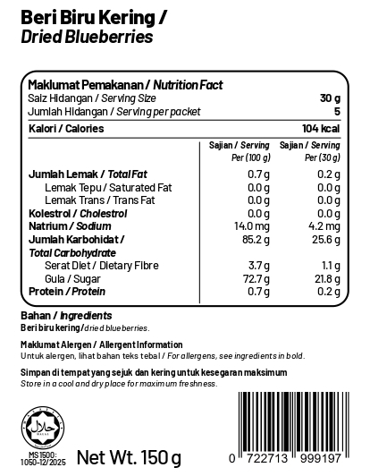 Dried Blueberries 150g_page-0001