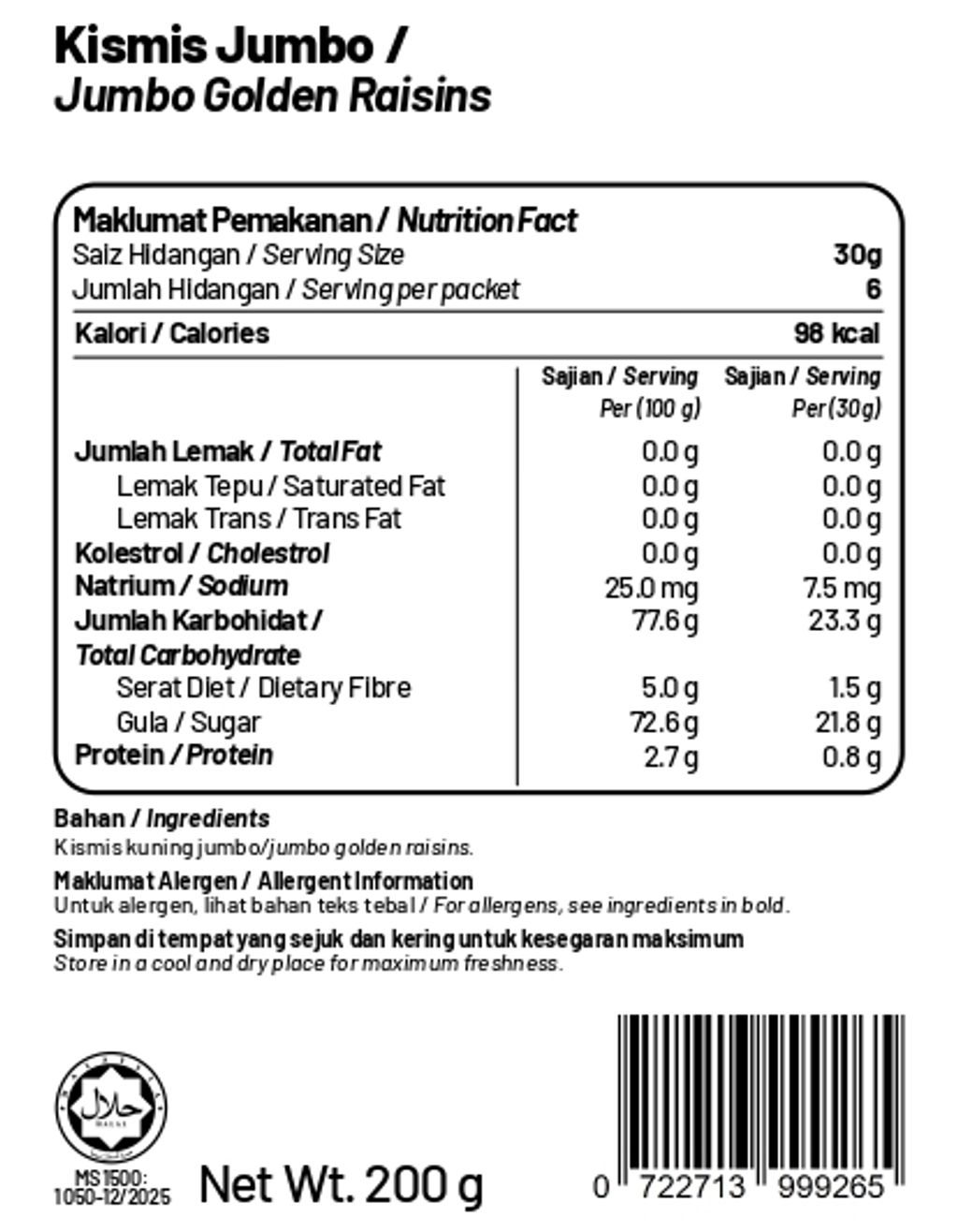 Jumbo Golden Raisins 200g_page-0001