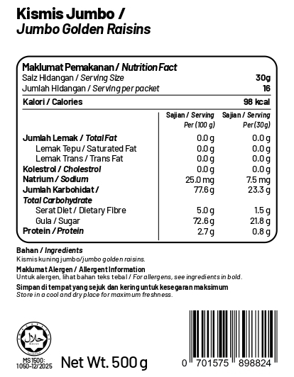 Jumbo Golden Raisins 500g_page-0001
