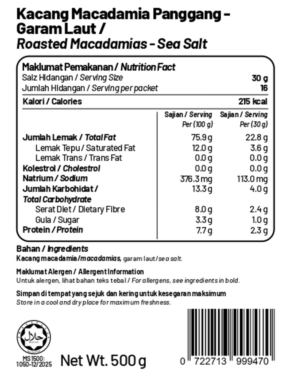 Roasted Macadamias - Sea Salt 500g_page-0001
