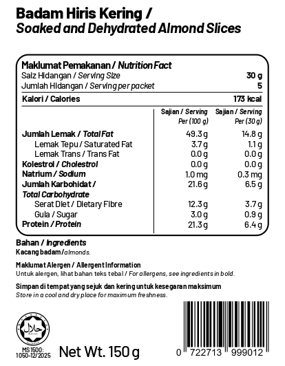 Soaked and Dehydrated Almond Slices 150g_page-0001