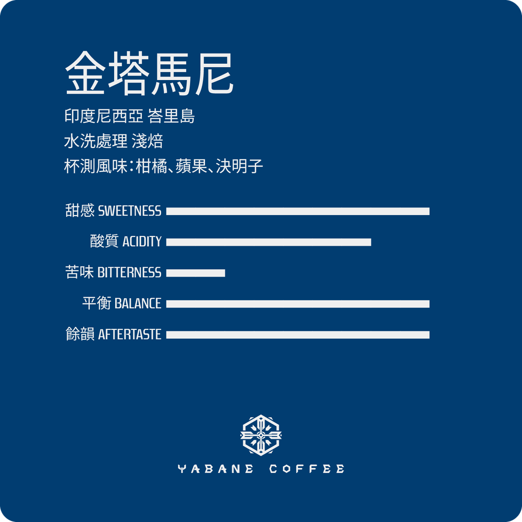 水洗_金塔馬尼_風味