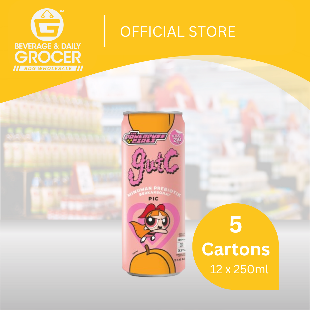 TTT Gutc Peach 5 Carton