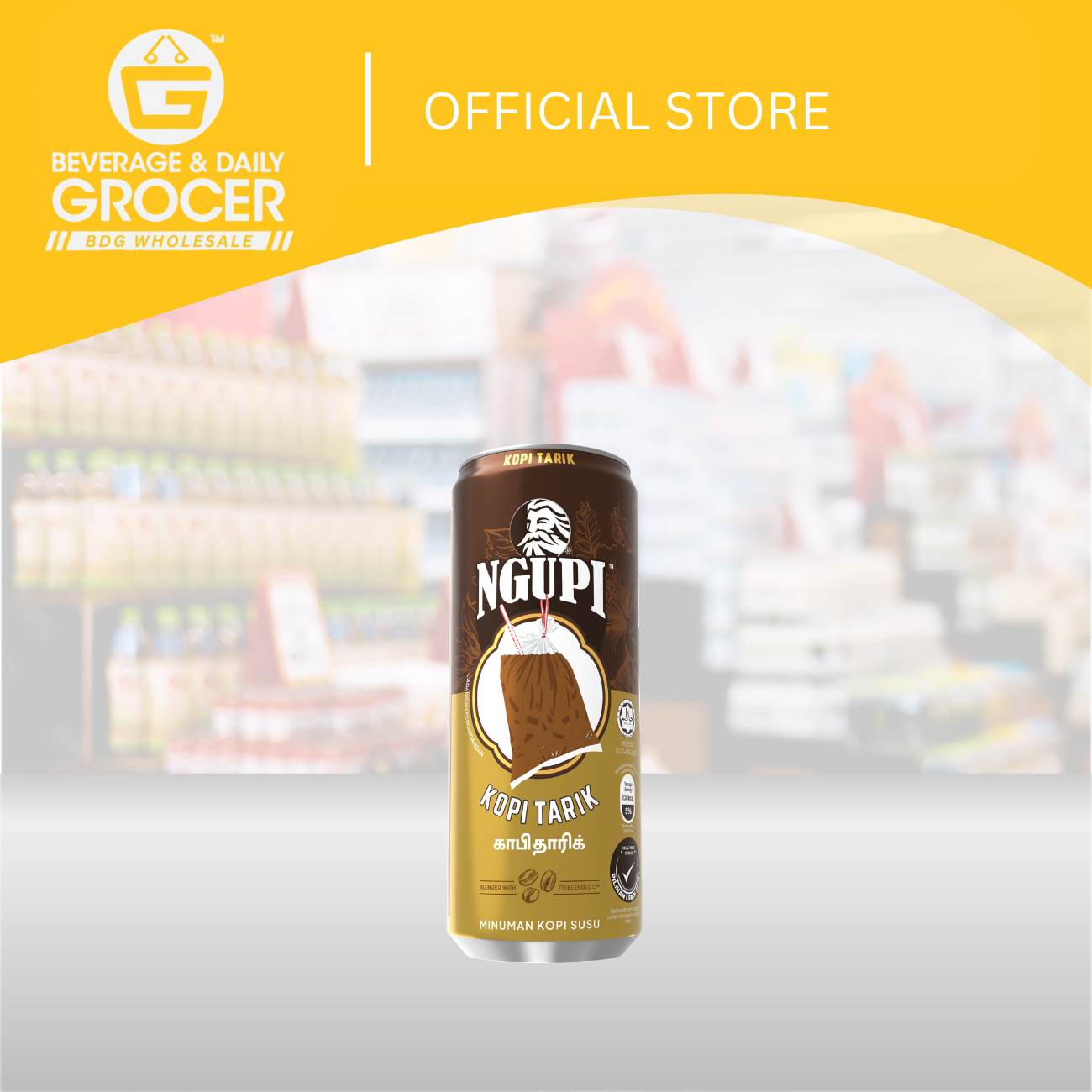 BDGW 6x4x240ml ZUS Ngupi RTD Kopi Tarik 2