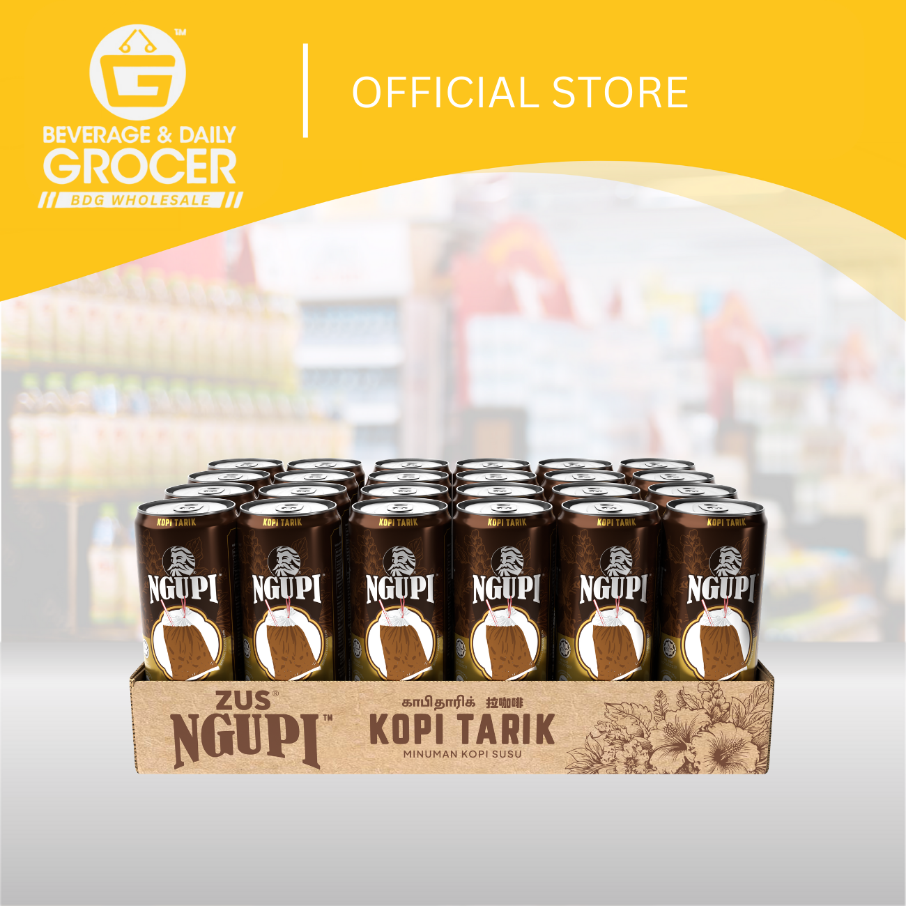 BDGW 6x4x240ml ZUS Ngupi RTD Kopi Tarik 1