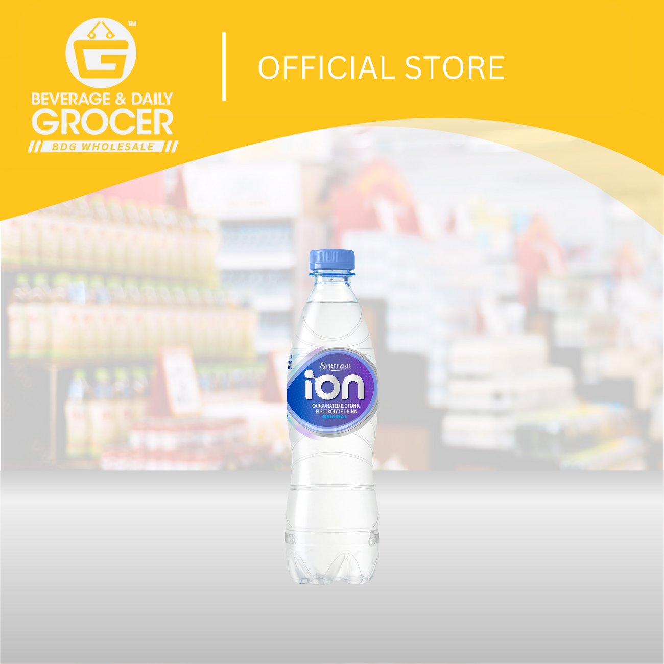 BDGW 0.5L x 24 Spritzer ION Carbonated Isotonic Electrolyte Drink- Original 2