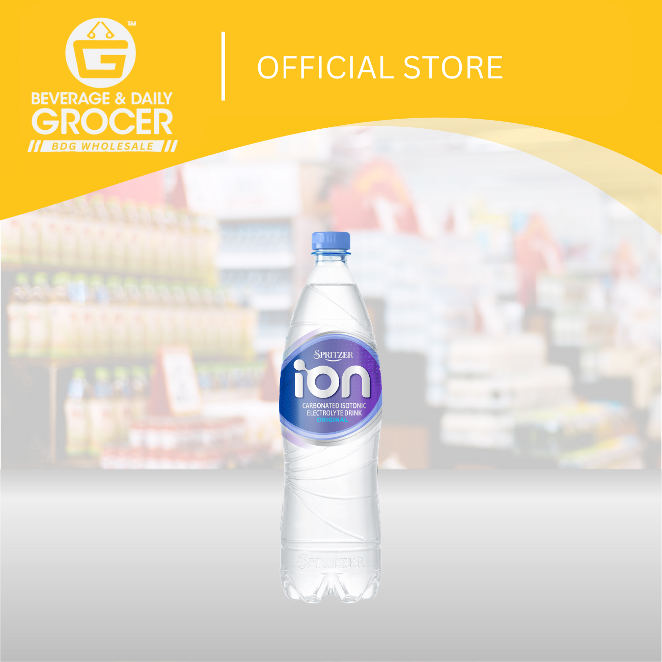 BDGW 1.5L x 24 Spritzer ION Carbonated Isotonic Electrolyte Drink- Original 2