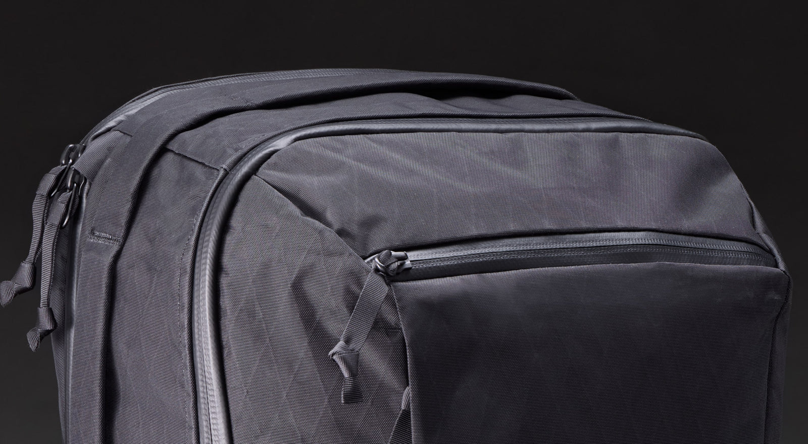 CIVIC 旅行包 X-Pac 黑色和狼棕色 CTB26 CTB20 - PU 塗層 YKK 拉鍊