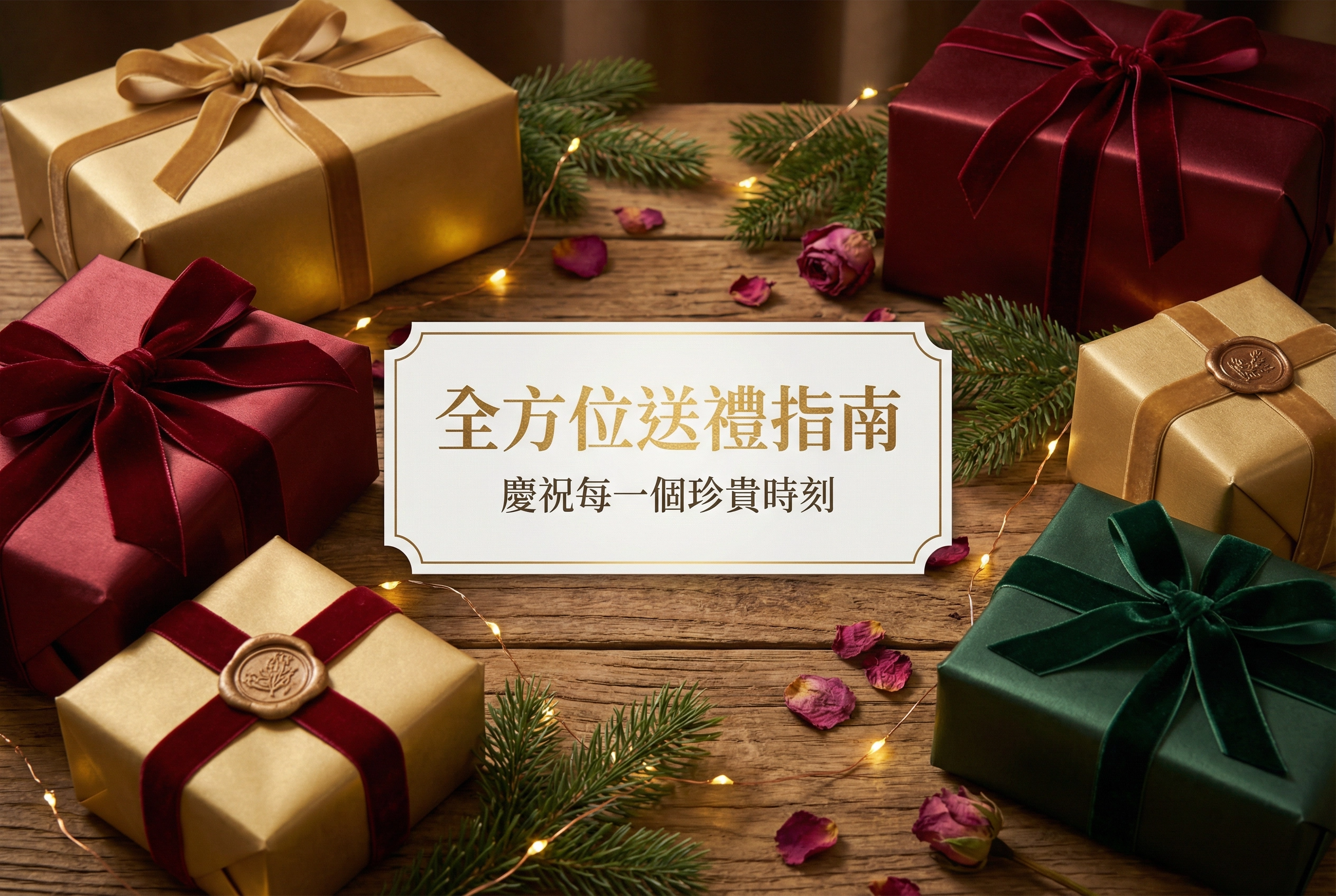 2026 台北全方位送禮指南：兩千元預算，慶祝每一個珍貴時刻！