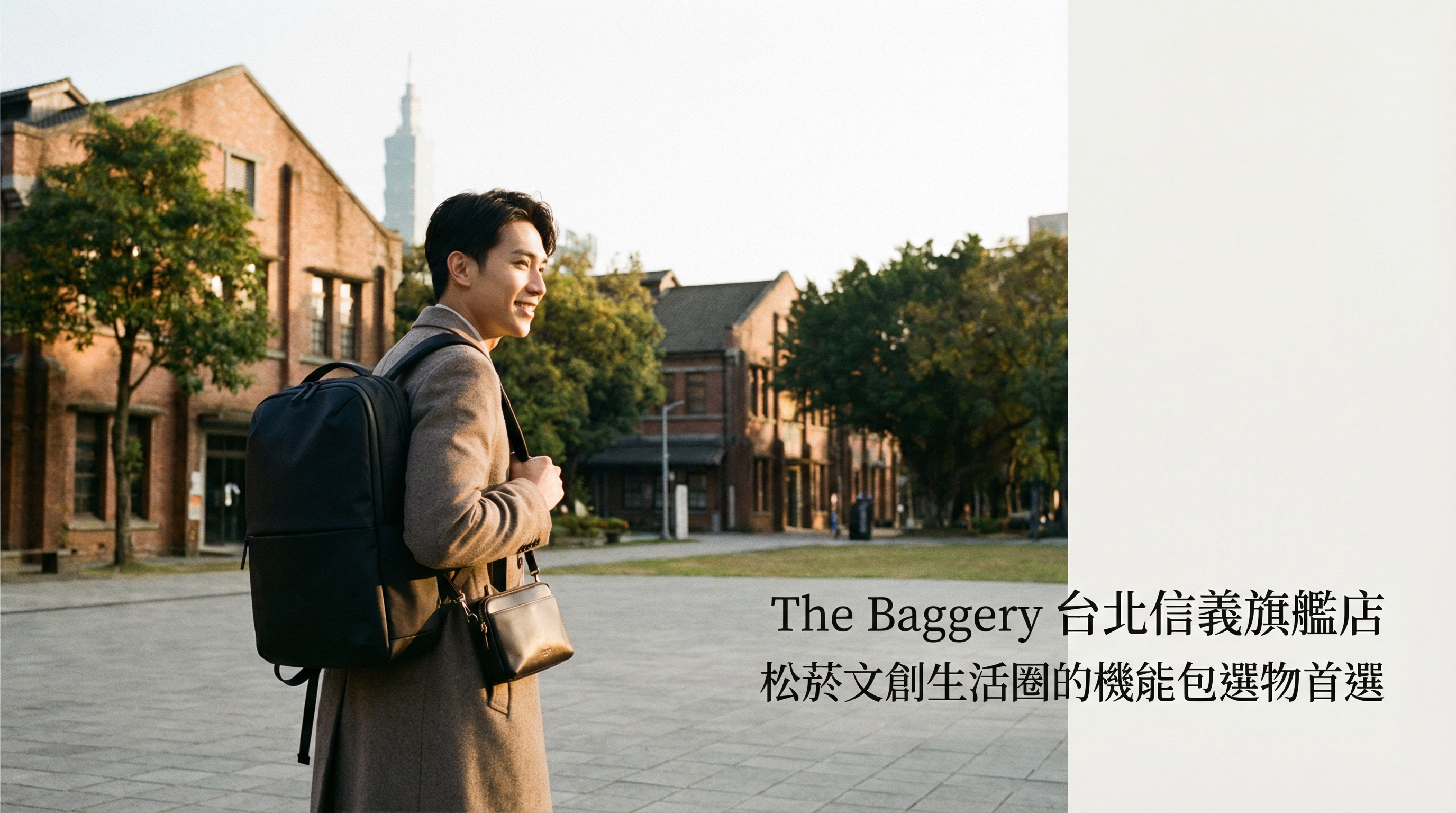 The Baggery 台北信義區旗艦店：松菸文創生活圈的機能包選物店 | 捷運市政府站3分鐘