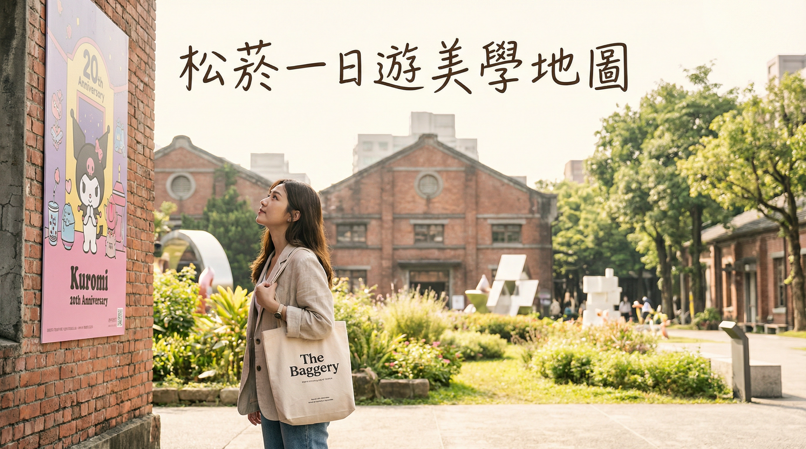 【逛街指南】松菸一日遊美學地圖：誠品、設計展覽與隱藏巷弄中的選品店 The Baggery