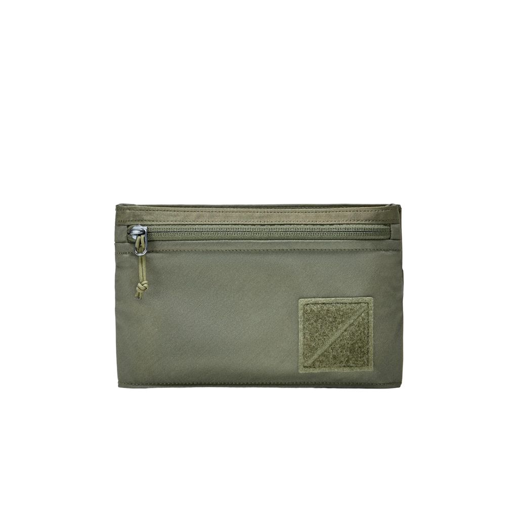 CIVIC-Flat-Pouch-OD-Green-Transparent