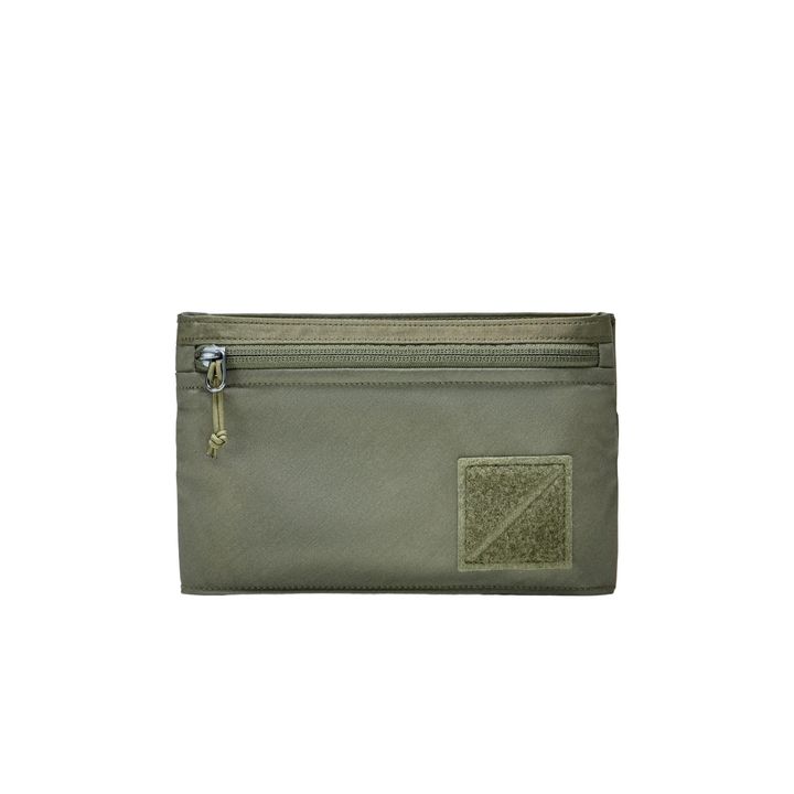 CIVIC-Flat-Pouch-OD-Green-Transparent